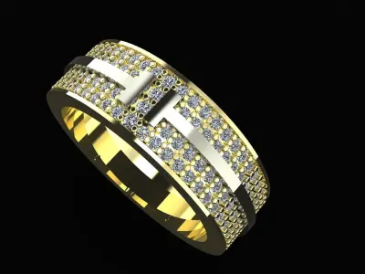 Luxury Tiffany and Co  Ring  High Quality 3D Printng Model 3D print model