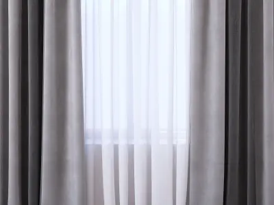 Set 111 Curtains 3D model