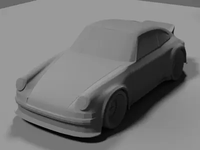 Porsche 911 by Singer 3D model