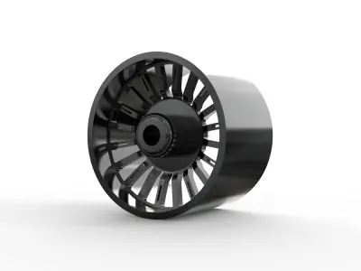 corleone Rear dritto dually wheel  3D print model