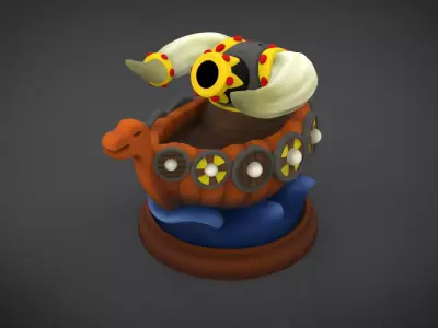 Ship 3d printable figure toy 3D print model