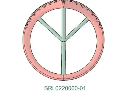 diamond ring V 3D print model