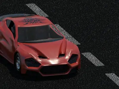 Zenvo TS1  3D model