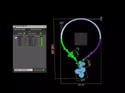 Romdul Flower Necklase Khmer 3D print model