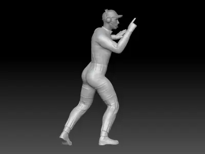 FORMULA ONE PIT STOP  3D print model