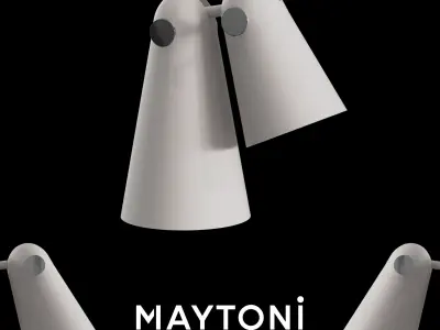 Table lamp Novara MOD619TL-01GR Maytoni Modern Free 3D model