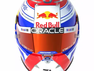 F1 Verstappen Helmet 2024 3D model