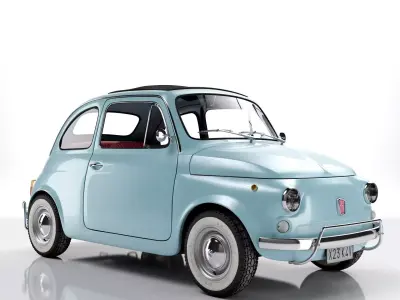 Fiat 500 1965 3D model