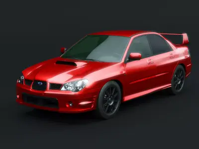 Subaru Impreza WRX Hawkeye 06-07 3D model