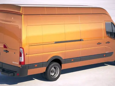 Renault Master Van 2018 Maxi 3D model