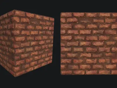 Brick PBR seamless material  Texture