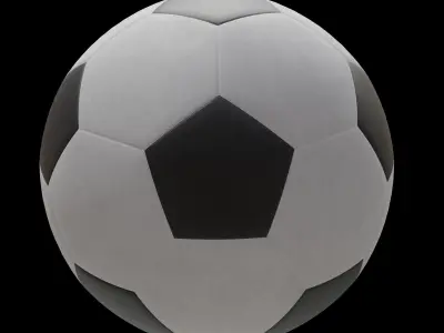 Real football 3D 3D model