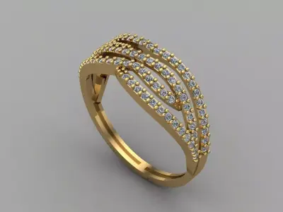 Women Ring 3DM Womens Ring 3d models 3D print model 3D print model 18