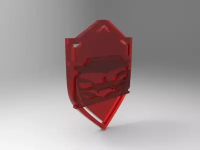 Car Emblem Low-poly 3D model