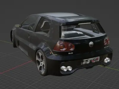 Volkswagen GTI W12 3D model