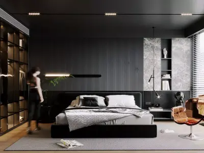 Bedroom Collection 08 For Unreal Engine 3D model