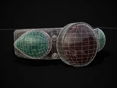 Iron Ring  Free low-poly 3D model