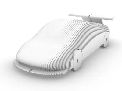 parametric cars 3D print model