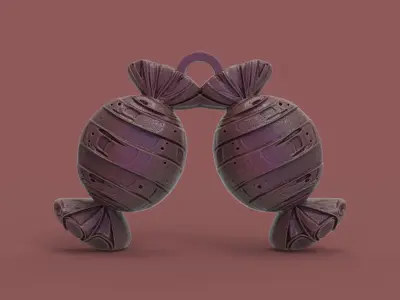 christmastree candy decor 3D print model