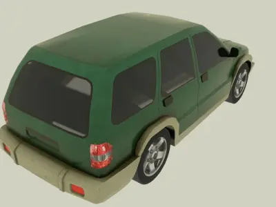 Kia Sportage Low-poly 3D model