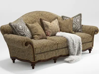 Ernest Hemingway Pauline Sofa Thomasville 3D model