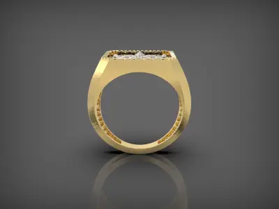 coat of Russian Ring Gerb 3D print model