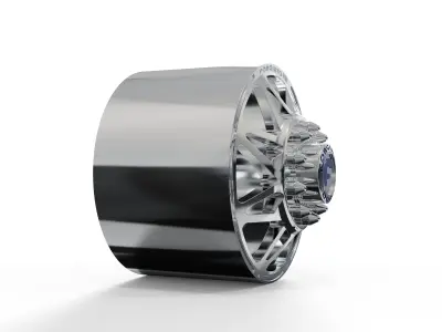 FRONT forgiato Finestro-D DURO DUALLY WHEEL 3D print model