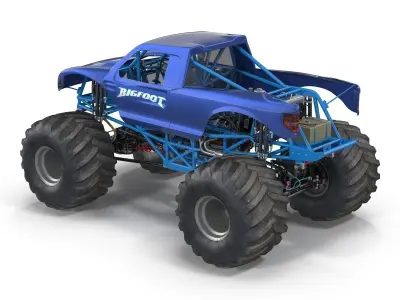 Monster Truck Bigfoot Generic 3D model