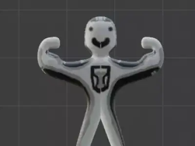 stick time lord Free 3D model