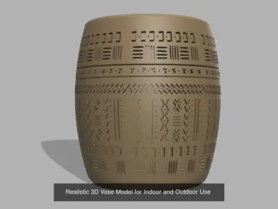 5 Pot Collection STL FBX OBF FUSION 360