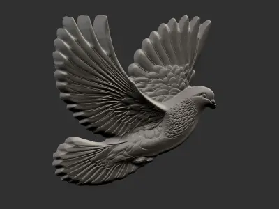 Dove cnc model  3D print model