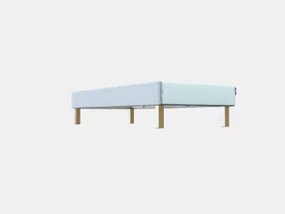 ESPEVAR Sprung mattress base with legs 1 Low-poly 3D model