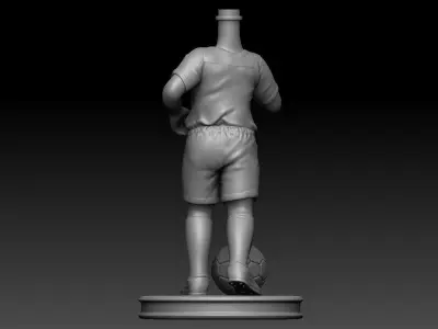3D Printable Football Kid Bubble Head 3D print model