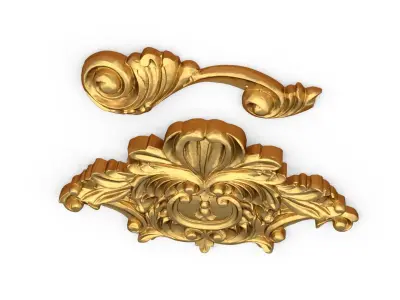 Classic decor ornament 71  3D model