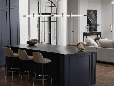 Living room 3D model shop