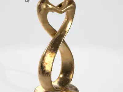 Golden Accessory 3D model