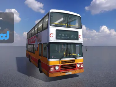 Hk Doubledeck 002 3D model
