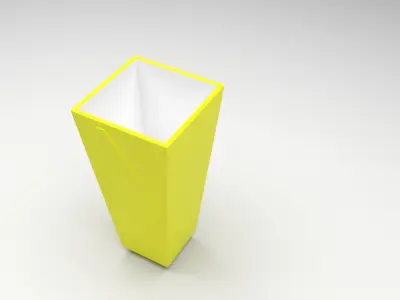 Yellow Vase 3D model