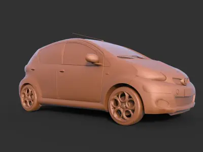 Toyota Aygo 3D print model