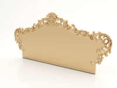 Bed Ornament Frame 1 - For CNC and Interior 3D model purchase
