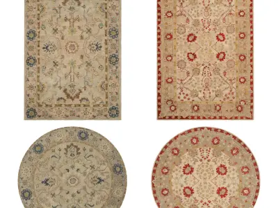 Rugs No 58 Low-poly 3D model
