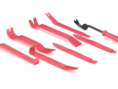 Garage Vehicle Trim Removal Tool Kit 3D model