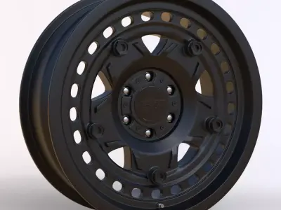 Grange MATTE BLACK W MACHINED TINT RING Rim 3D model