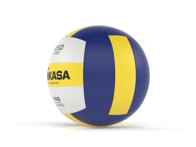 Volleyball Ball 3D model 5