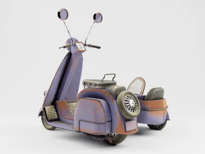OLD SCOOTER 3D model