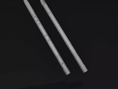 Mandalorian Bes bev Flute 3D print model