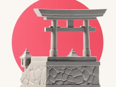 Tori Planter- plant pot 3D print model