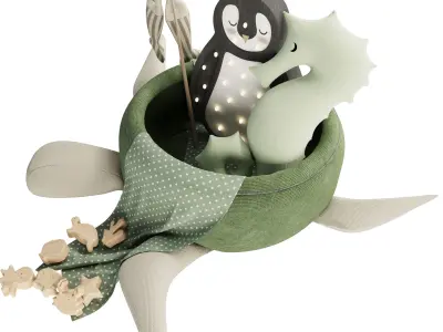 Kids Room Decoration 010 3D model