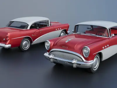 Buick Century 1954  3D print model
