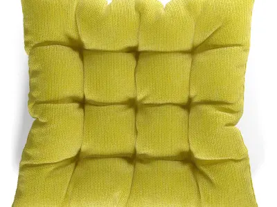 Knitted Decorative Pillow 3D model